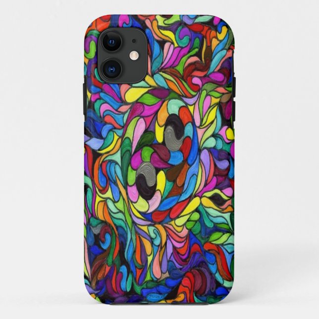 Infinity Yin Yang Chaos Case-Mate iPhone Case (Back)