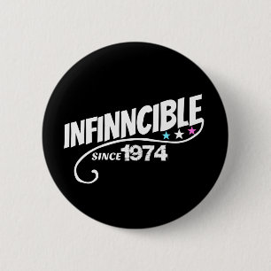 Infinncible 6 Cm Round Badge