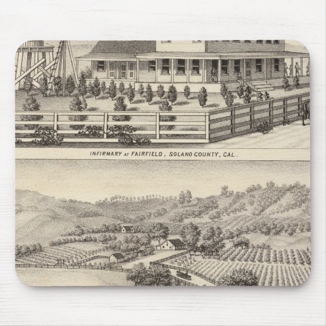 Infirmary, residences mouse mat (Front)