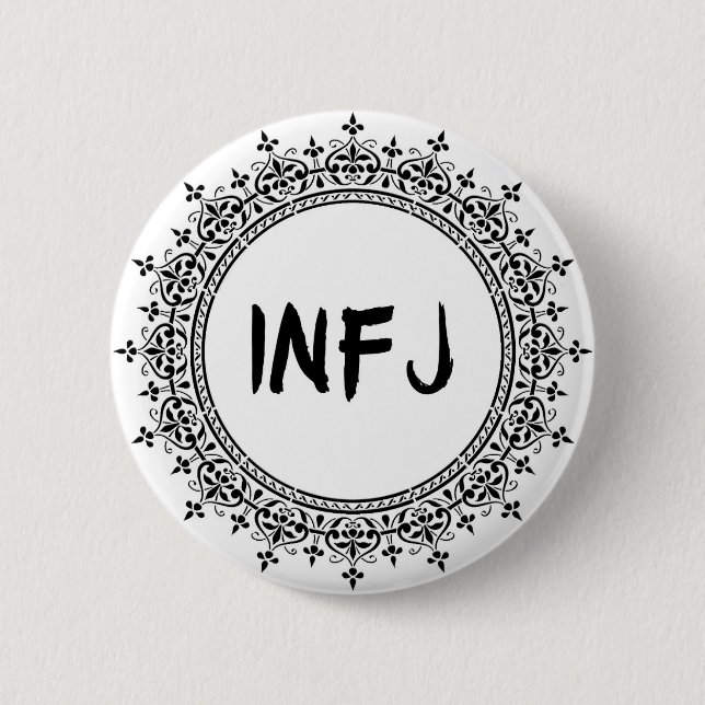 INFJ 6 CM ROUND BADGE (Front)