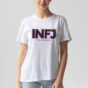 INFJ Introvert Label MBTI Personality Type Floral T-Shirt