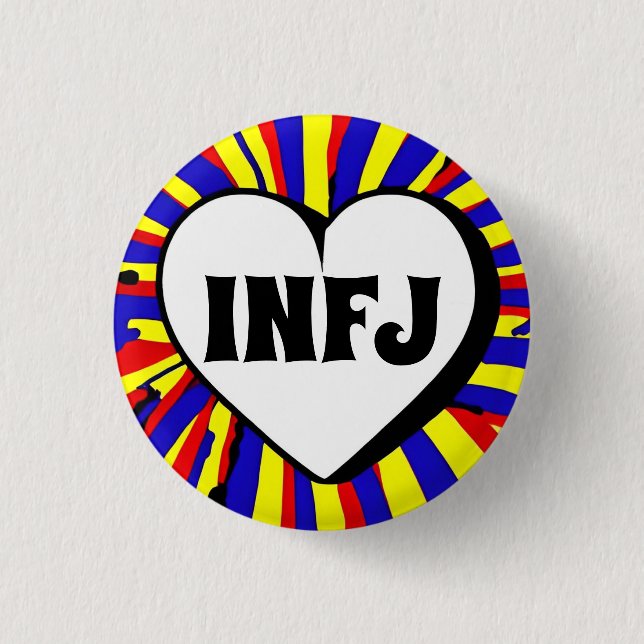 INFJ MBTI 3 Cm Round Badge (Front)