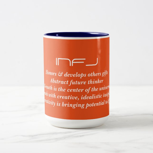 INFJ Personality Type MBTI Mug (Center)