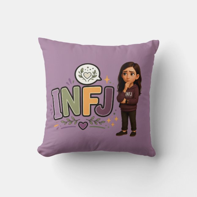 INFJ — The Guardian of Ideas Cushion (Front)