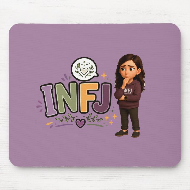 INFJ — The Guardian of Ideas Mouse Mat (Front)