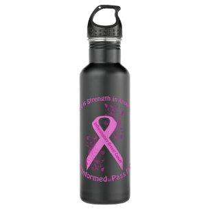 Inflammatory Breast Cancer Awareness 710 Ml Water Bottle
