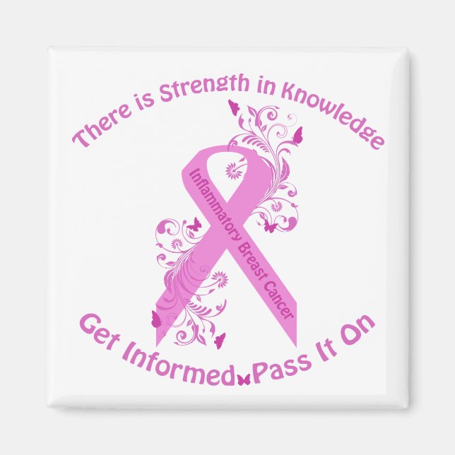 Inflammatory Breast Cancer Awareness Magnet (Front)