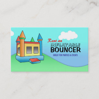 Inflatable Bouncer Business Cards
