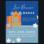 Inflatable Castle Jump House Bounce Party Rentals Flyer<br><div class="desc">Inflatable Business Party Entertainment Design</div>