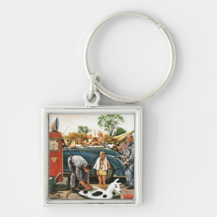 Inflating Beach Toy Key Ring