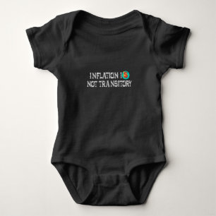 Inflation is not transitory baby bodysuit