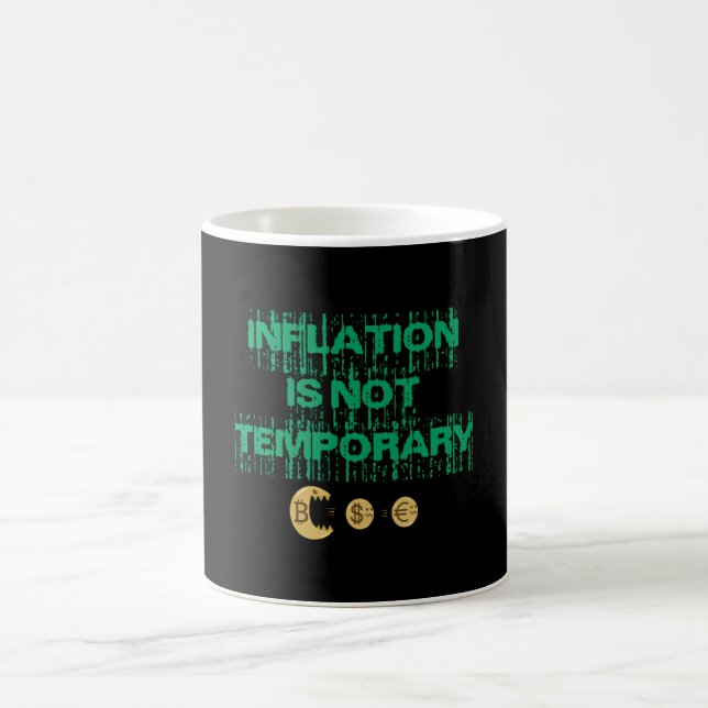 Inflation is not transitory coffee mug (Center)
