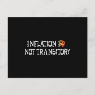 Inflation is not transitory postcard