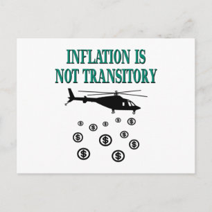Inflation is not transitory postcard