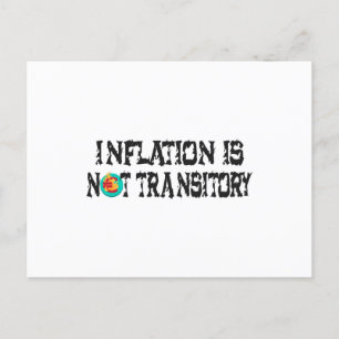 Inflation is not transitory postcard
