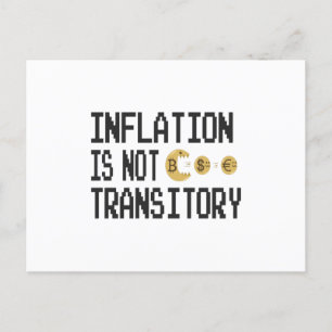 Inflation is not transitory postcard
