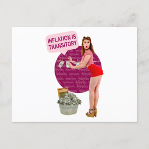 Inflation is transitory postcard