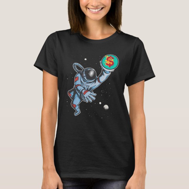 Inflation to the moon astronaut T-Shirt (Front)
