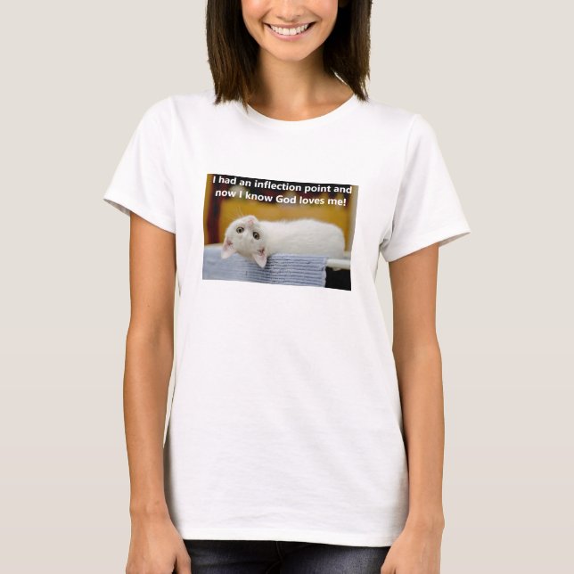 Inflection Point (light) T-Shirt (Front)