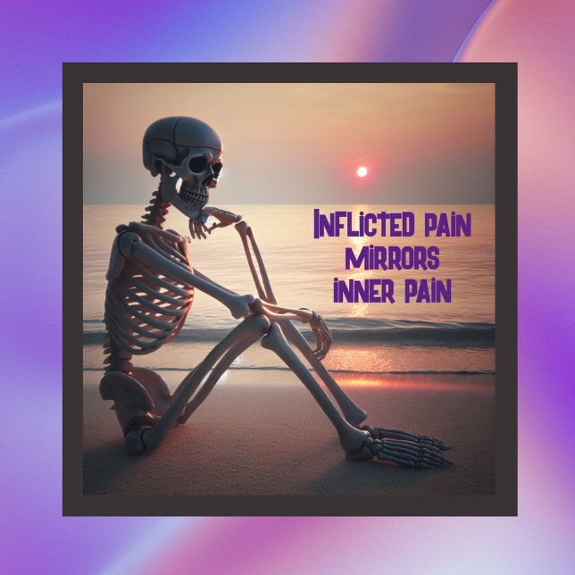 Inflicted Pain Mirrors Inner Pain | Photo Print (Creator Uploaded)