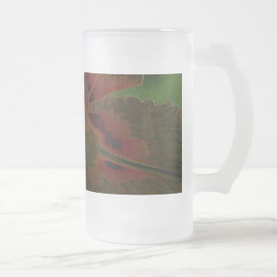 Inflorescence of Allium aflatunense Frosted Glass Beer Mug