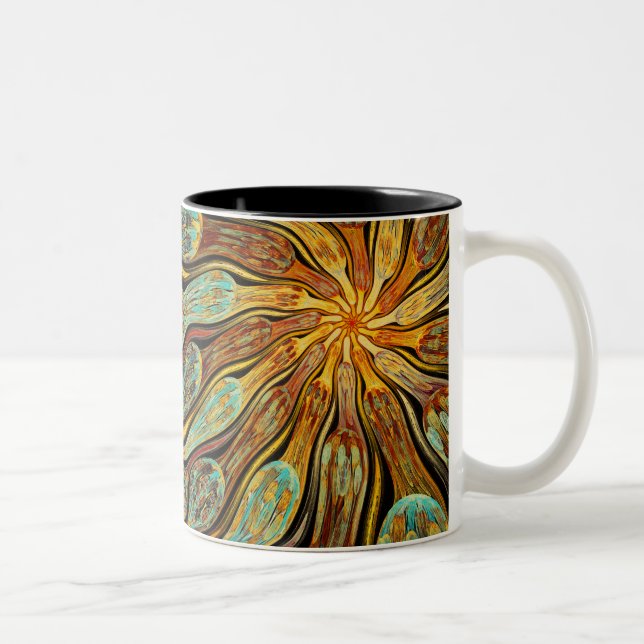 Inflorescence Two-Tone Coffee Mug (Right)