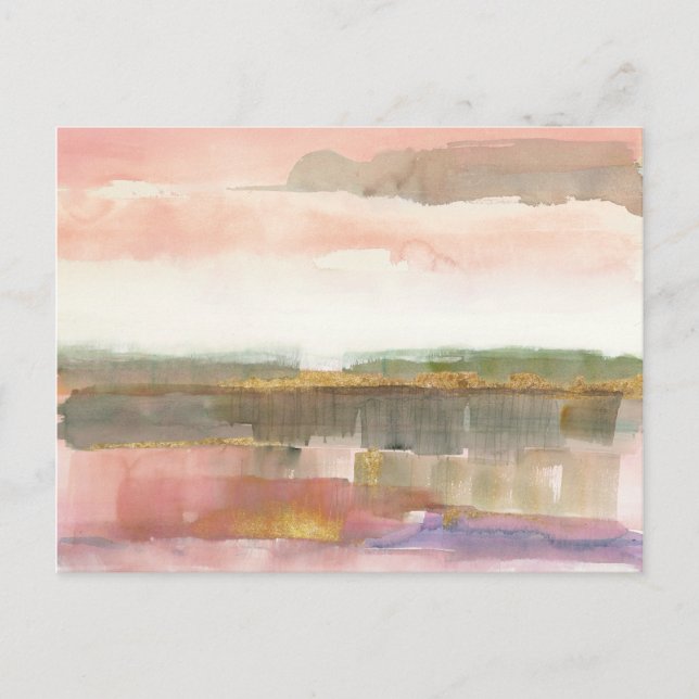 Influence of Line and Colour Gold Crop Postcard (Front)