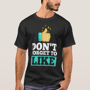 Influencer Content Creator Social Media Specialist T-Shirt