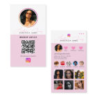 Influencer Photo Feed Grid Social Media QR Code 