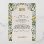 Info & Details Vintage Victorian Floral Wedding