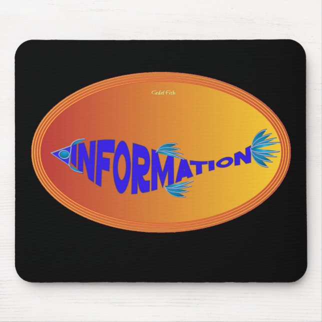 Info Fish Mouse Mat (Front)