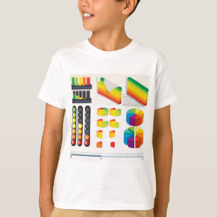 Infographic Elements and Data Visualisation T-Shirt
