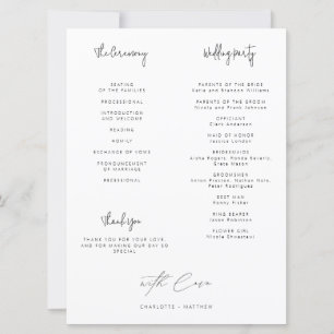 Infographic Wedding Ceremony Minimalist Greenery
