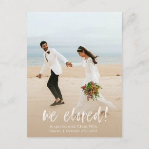 Informal Elopement Announcement Cards