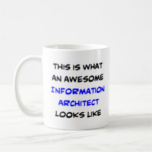 information architect, awesome coffee mug