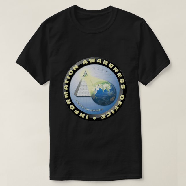 Information Awareness Office IAO Logo T-Shirt (Design Front)