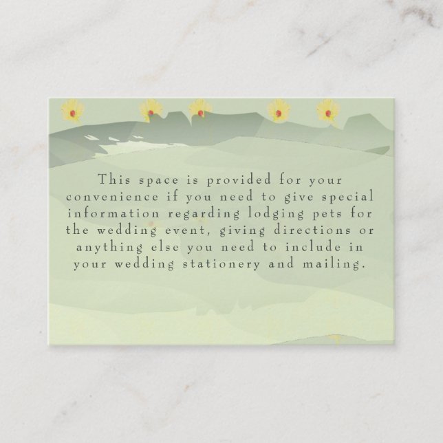 Information Daisy and Grey Enclosure (Front)