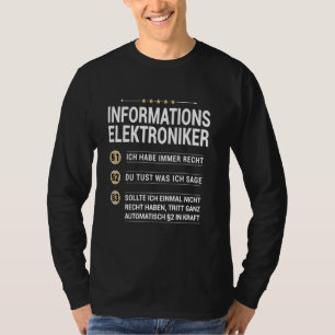 Information electronics professional own paragraph T-Shirt