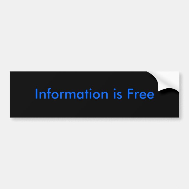 Information is Free Sticker (Front)