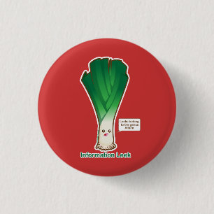 Information Leek 3 Cm Round Badge