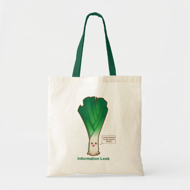 Information Leek Tote Bag (Front)