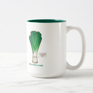 Information Leek Two-Tone Coffee Mug