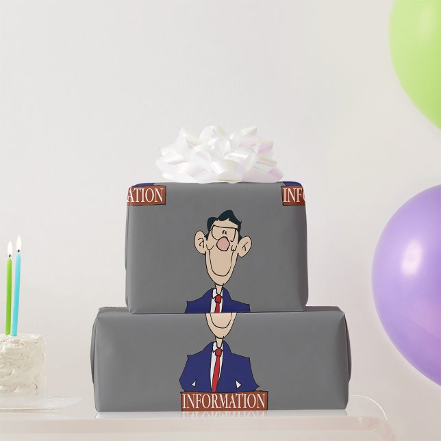 Information Officer Wrapping Paper (Creator Uploaded)
