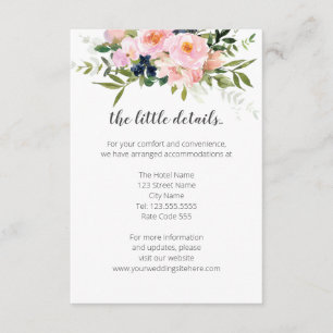 Information or Details Enclosure Card