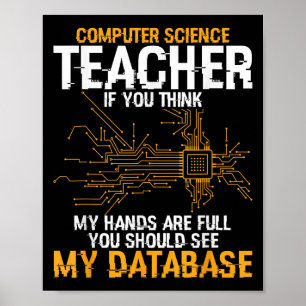 Information Technology Database Computer Science T Poster