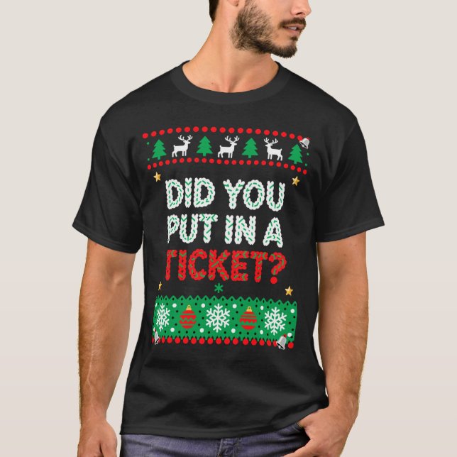 Information Technology Funny Christmas Computer Te T-Shirt (Front)