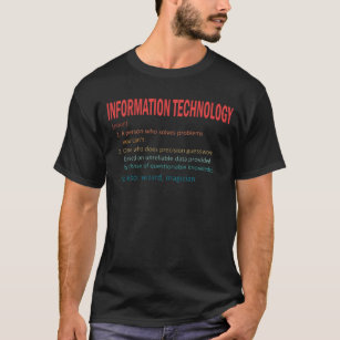 Information Technology Solves Problems Vintage T-Shirt
