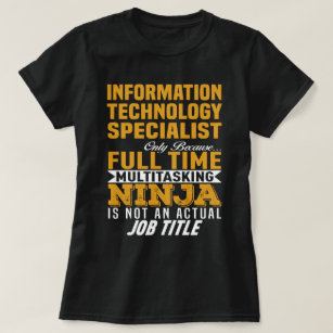 Information Technology Specialist T-Shirt