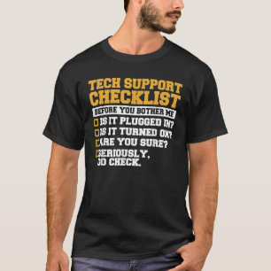 Information Technology Specialist Tech Support T-Shirt