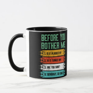 Information Technology Tech Technical Support Mug